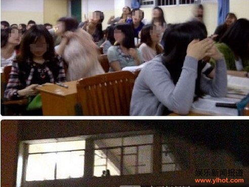 高校惊现“偷欢门” 学生教室"激情"被微博直播